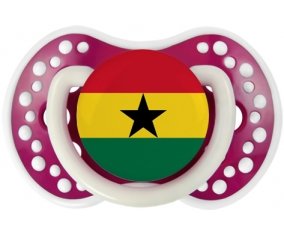 Drapeau Ghana Tétine LOVI Dynamic Fuchsia phosphorescente