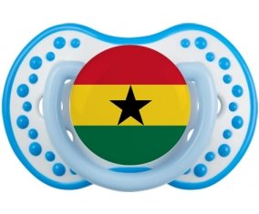 Drapeau Ghana Tétine LOVI Dynamic Blanc-bleu phosphorescente