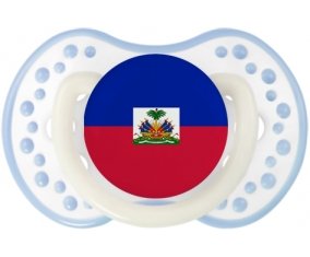 Drapeau Haïti Tétine LOVI Dynamic Blanc-cyan classique