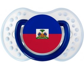 Drapeau Haïti Tétine LOVI Dynamic Marine-blanc-bleu classique