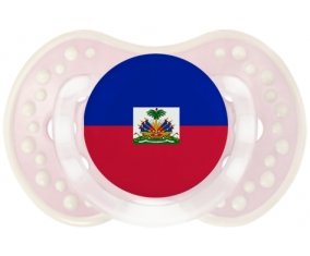 Drapeau Haïti Tétine LOVI Dynamic Retro-rose-tendre classique