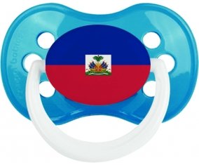 Drapeau Haïti Sucette Anatomique Cyan classique