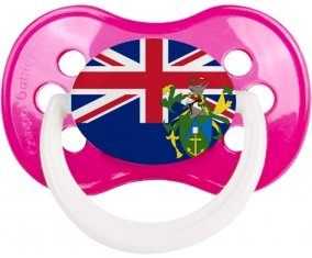 Drapeau Îles Pitcairn Sucete Anatomique Rose foncé classique