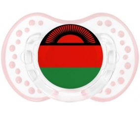 Drapeau Malawi Sucete LOVI Dynamic Retro-blanc-rose-tendre classique