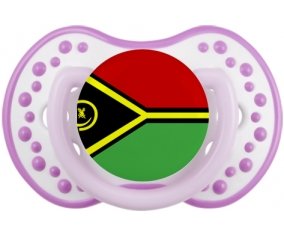 Drapeau Vanuatu Sucete LOVI Dynamic Blanc-mauve classique