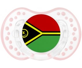 Drapeau Vanuatu Sucete LOVI Dynamic Retro-blanc-rose-tendre classique