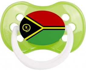 Drapeau Vanuatu Sucete Anatomique Vert classique