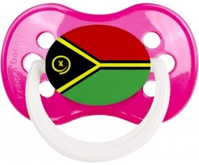 Drapeau Vanuatu Sucete Anatomique Rose foncé classique