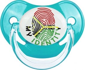 Empreinte My Identity Vanuatu Tétine Physiologique Bleue classique