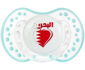 Bahreïn en arabe + cœur Tétine LOVI Dynamic Retro-blanc-lagon classique