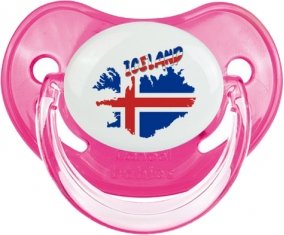 Iceland maps Sucette Physiologique Rose classique