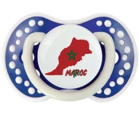 Maroc maps Tétine LOVI Dynamic Bleu-marine phosphorescente