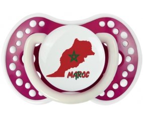 Maroc maps Tétine LOVI Dynamic Fuchsia phosphorescente