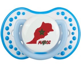 Maroc maps Tétine LOVI Dynamic Blanc-bleu phosphorescente