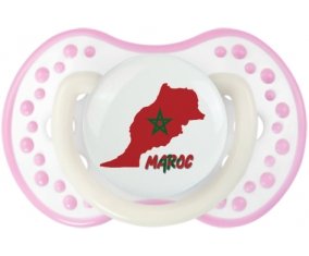 Maroc maps Tétine LOVI Dynamic Blanc-rose phosphorescente