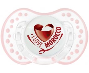 I Love Morocco Tétine LOVI Dynamic Retro-blanc-rose-tendre classique