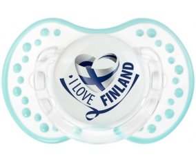 I Love Finland Sucete LOVI Dynamic Retro-blanc-lagon classique