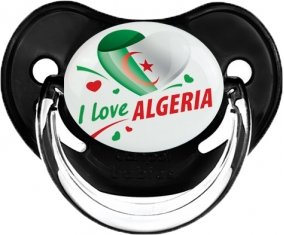 I love algeria design 2 Tétine Physiologique Noir classique