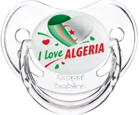 I love algeria design 2 Tétine Physiologique Transparent classique