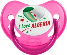 I love algeria design 2 Tétine Physiologique Rose phosphorescente