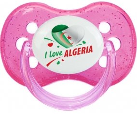 I love algeria design 2 Sucete Cerise Rose à paillette