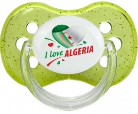 I love algeria design 2 Sucete Cerise Vert à paillette