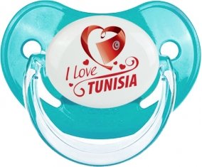 I love Tunisia design 1 : Sucette Physiologique personnalisée