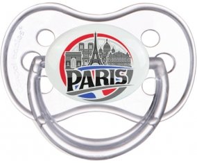 Ville de Paris design 1 Sucette Anatomique Transparente classique