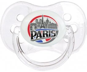 Ville de Paris design 1 Tétine Cerise Transparent classique