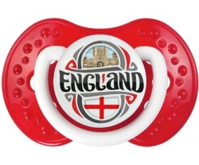 Flag England Tétine LOVI Dynamic Blanc-rouge classique