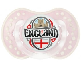 Flag England Tétine LOVI Dynamic Retro-rose-tendre classique