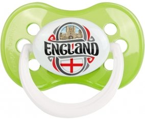 Flag England Sucette Anatomique Vert classique