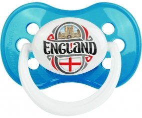 Flag England Sucette Anatomique Cyan classique