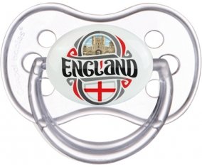 Flag England Sucette Anatomique Transparente classique