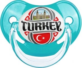 Flag Turkey : Sucette Physiologique personnalisée