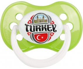 Flag Turkey Sucette Anatomique Vert classique