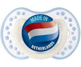 Made in NETHERLANDS Blanc-cyan classique