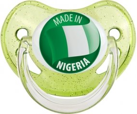 Made in NIGERIA Vert à paillette