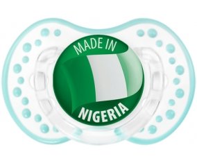 Made in NIGERIA Retro-blanc-lagon classique