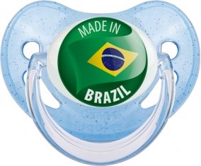 Made in BRAZIL Bleue à paillette