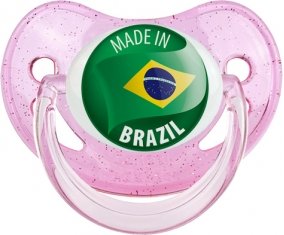 Made in BRAZIL Rose à paillette