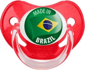 Made in BRAZIL Rouge à paillette