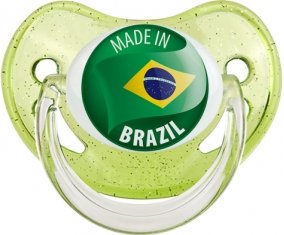 Made in BRAZIL Vert à paillette