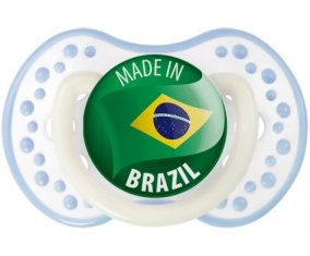 Made in BRAZIL Blanc-cyan classique