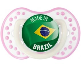 Made in BRAZIL Blanc-rose phosphorescente