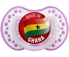 Made in GHANA Blanc-mauve classique