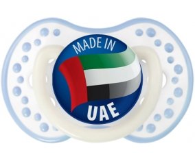 Made in UAE Blanc-cyan classique