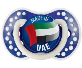 Made in UAE Bleu-marine phosphorescente