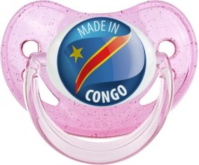 Made in CONGO Rose à paillette
