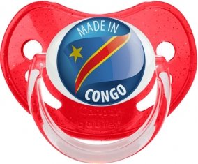 Made in CONGO Rouge à paillette